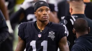 Las Vegas Raiders wide receiver Henry Ruggs III (11) against the Kansas City at Allegiant Stadium.